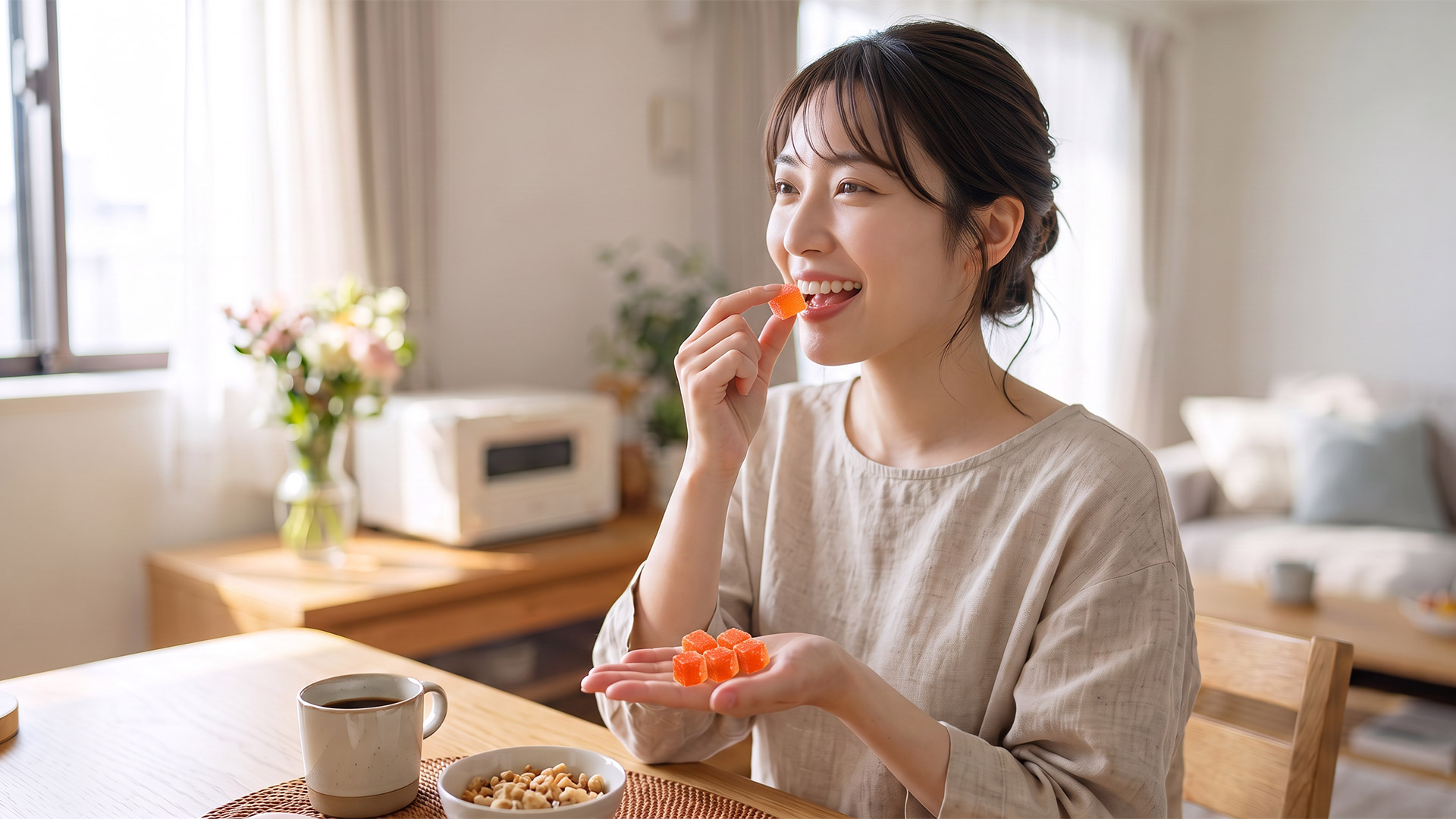 毎日食べたくなる大粒グミサプリのイメージ
