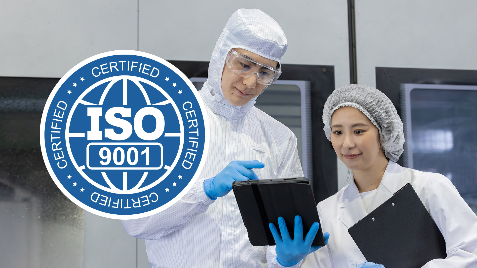 ISO 9001:2015の品質マネジメントと検査のイメージ